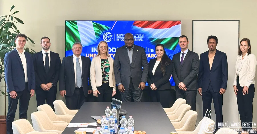 Nigériai delegáció látogatott a Dunaújvárosi Egyetemre
