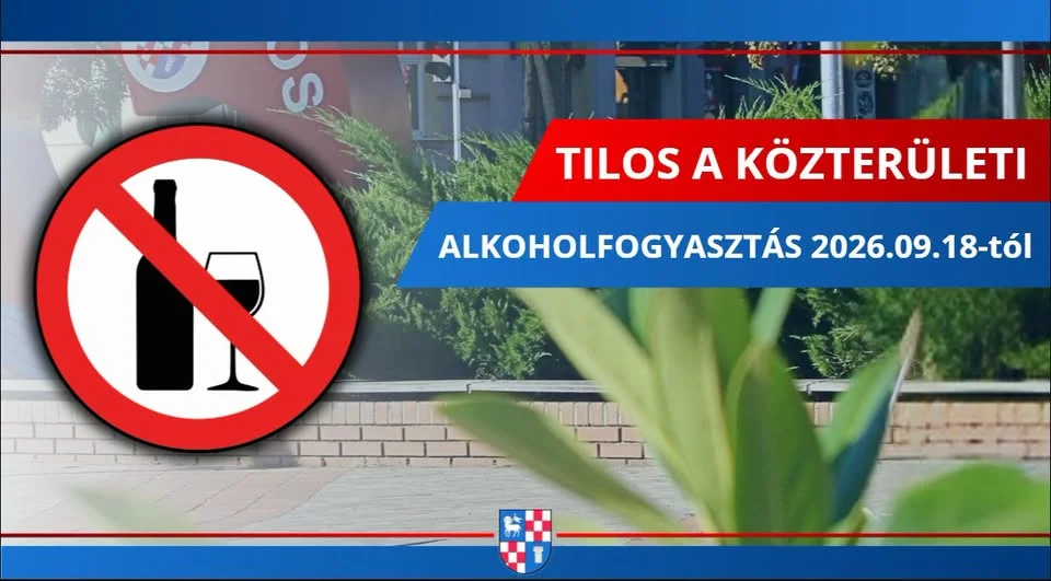 Péntektől tilos lesz az alkoholfogyasztás Dunaújváros közterületein