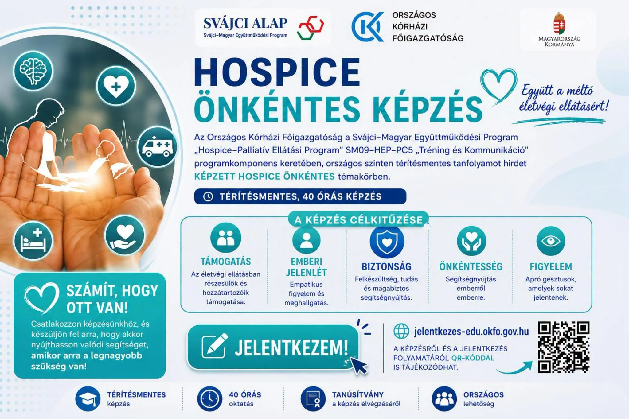 Hospice önkéntes képzés indul