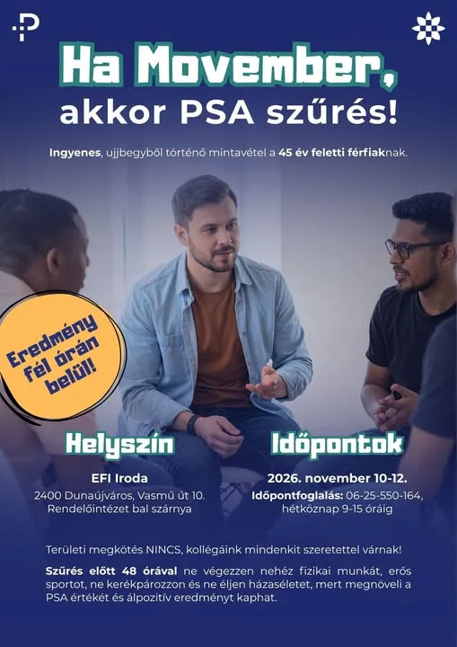 A férfiak egészségére hívja fel a figyelmet novemberben a Movember mozgalom