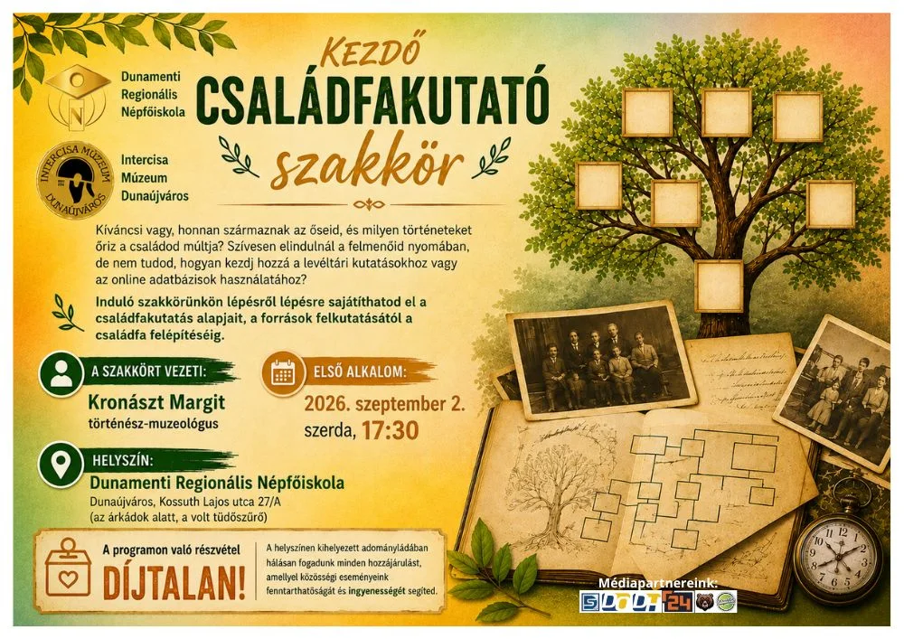 Kezdő családfakutató szakkör